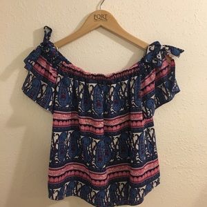 Off the shoulder blouse